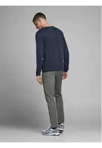 Jack & Jones - Jack&Jones Sweter Leo 12174001 Granatowy Regular Fit. Kolor: niebieski. Materiał: bawełna #3