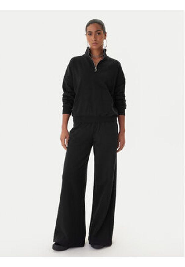 Juicy Couture Spodnie dresowe Annen JCWBJ225320 Czarny Wide Leg. Kolor: czarny. Materiał: bawełna
