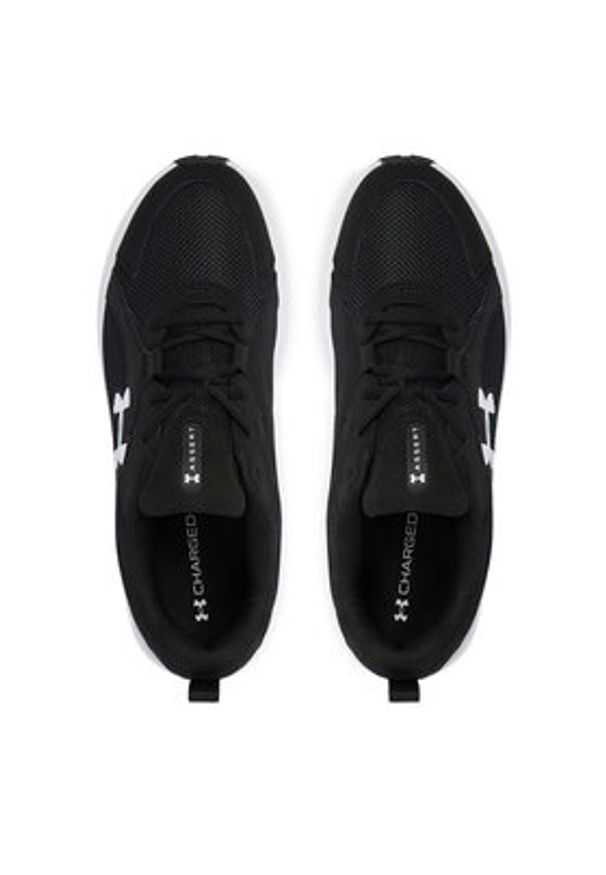 Under Armour Buty do biegania UA Charged+ Assert 11 6006723 Czarny. Kolor: czarny. Materiał: materiał