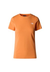 The North Face Koszulka S/S Simple Dome Nf0A87Nh0To. Kolor: pomarańczowy