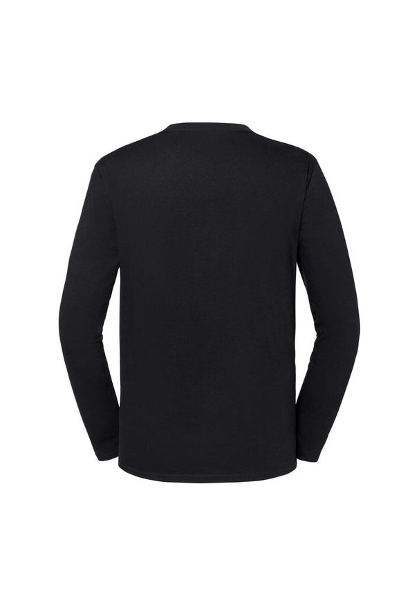FRUIT OF THE LOOM - Koszulka Z Długim Rękawem Unisex Dla Dorosłych Iconic 195. Kolor: czarny. Długość rękawa: długi rękaw. Długość: długie