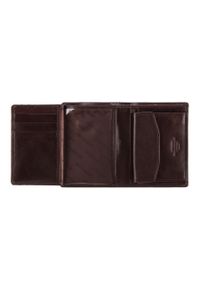 Wittchen - Męski portfel skórzany mały brązowy. Kolor: brązowy. Materiał: skóra #4
