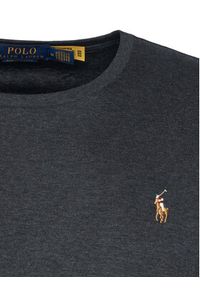 Polo Ralph Lauren T-Shirt Tsh 710740727032 Szary Slim Fit. Typ kołnierza: polo. Kolor: szary. Materiał: bawełna #5