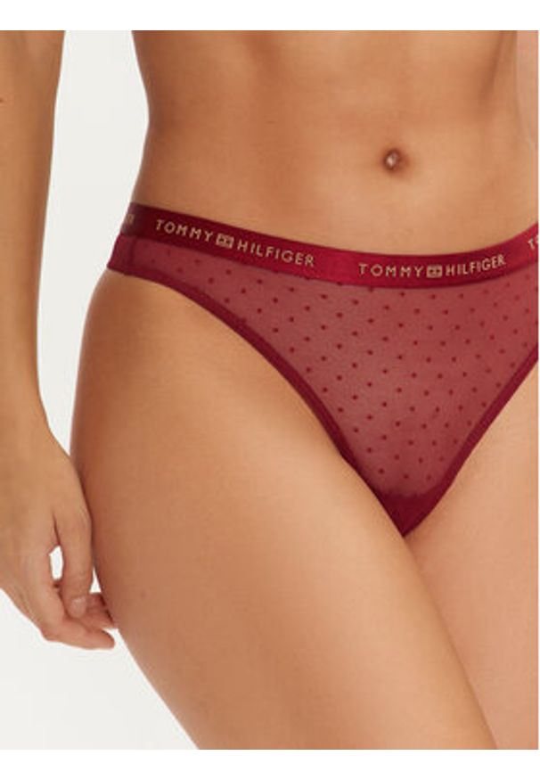 TOMMY HILFIGER - Tommy Hilfiger Komplet 3 par stringów UW0UW05534 Kolorowy. Materiał: syntetyk. Wzór: kolorowy