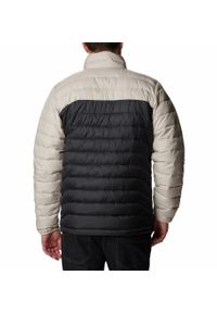 columbia - Kurtka Turystyczna Puchowa Męska Columbia Powder Lite Jacket. Kolor: biały, wielokolorowy, beżowy, czarny. Materiał: puch