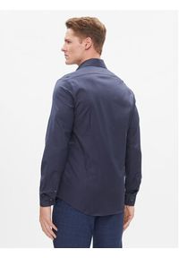 Calvin Klein Koszula K10K112305 Granatowy Slim Fit. Kolor: niebieski. Materiał: bawełna #2