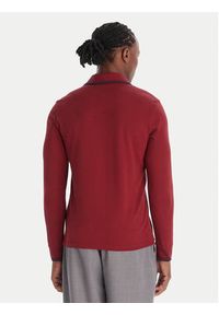 Robe di Kappa Polo Gord 6006570 Czerwony Slim Fit. Typ kołnierza: polo. Kolor: czerwony. Materiał: bawełna #5