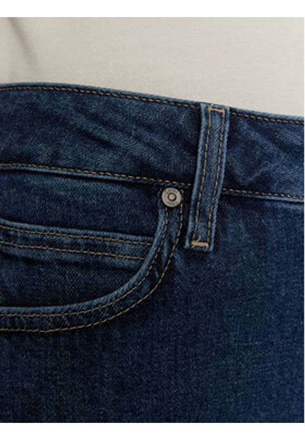Calvin Klein Jeansy K20K207600 Granatowy Slim Fit. Kolor: niebieski