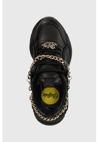 Buffalo sneakersy Binary Chain 3.0 kolor czarny 1630957. Zapięcie: sznurówki. Kolor: czarny. Materiał: guma. Obcas: na platformie #4