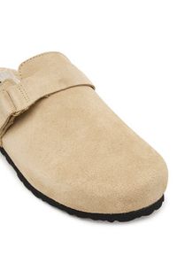 Manebi Espadryle K 1.1 B0 Beżowy. Kolor: beżowy. Materiał: zamsz, skóra #5