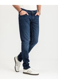 Mustang - MUSTANG OREGON SLIM MĘSKIE SPODNIE JEANSOWE JEANSY DŻINSY DENIM BLUE 1015041 5000 982. Okazja: na co dzień. Sezon: lato, zima. Styl: elegancki, casual, klasyczny, sportowy