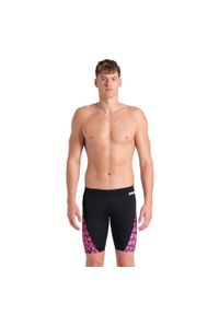 Arena - Spodenki treningowe pływackie Swim Jammer Leopard. Kolor: wielokolorowy, różowy, czarny