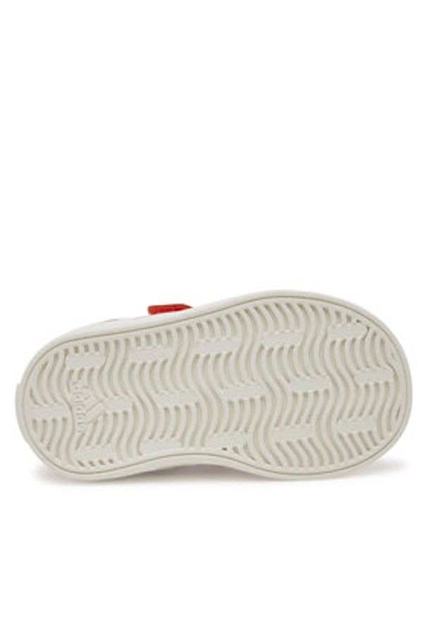 Adidas - adidas Sneakersy VL Court 3.0 JH6307 Czerwony. Kolor: czerwony. Materiał: zamsz, skóra