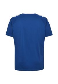 Koszulka sportowa z krótkim rękawem męska Hummel Core Team Jersey S/S. Kolor: niebieski. Materiał: jersey. Długość rękawa: krótki rękaw. Długość: krótkie