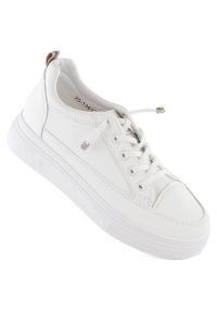 Buty sportowe Vinceza W JAN312 białe. Okazja: na co dzień. Kolor: biały. Materiał: syntetyk, skóra ekologiczna, guma