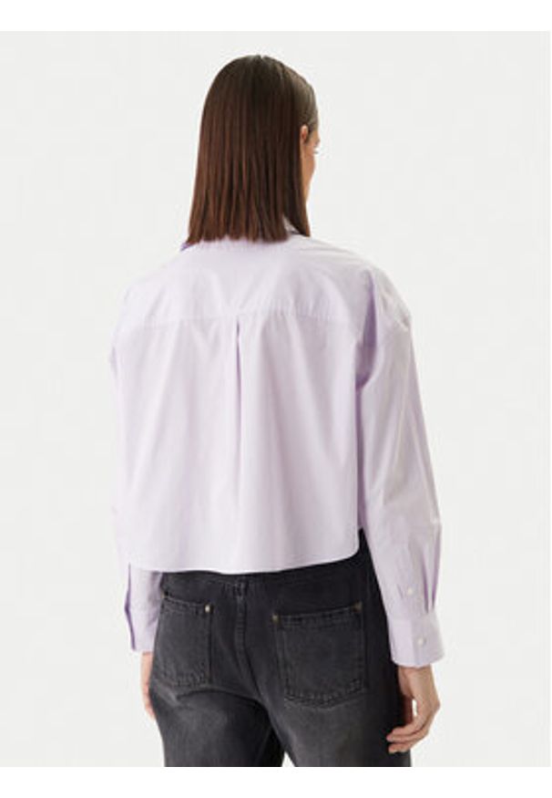 Calvin Klein Jeans Koszula LV047F104G Różowy Relaxed Fit. Kolor: różowy. Materiał: bawełna