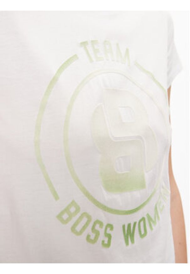 BOSS - Boss T-Shirt 50514738 Biały Regular Fit. Kolor: biały. Materiał: bawełna