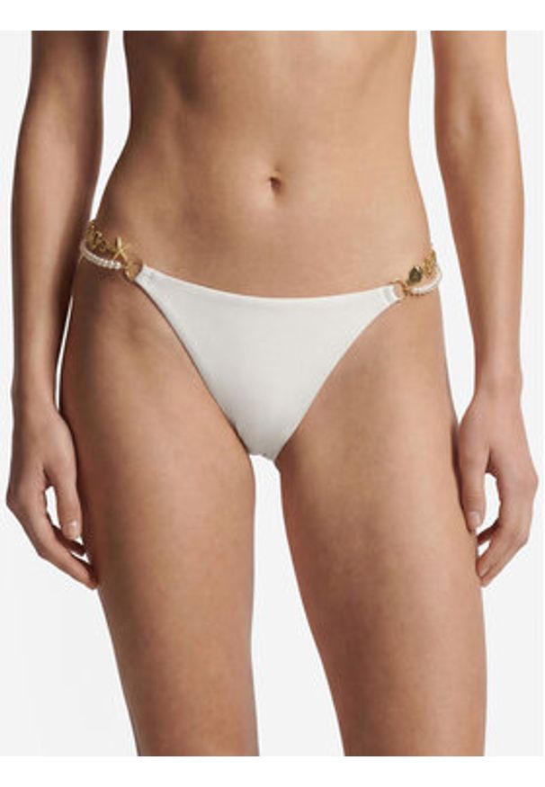 Guess Dół od bikini E6GO00 KF412 Biały. Kolor: biały. Materiał: syntetyk