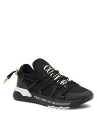 Versace Jeans Couture Sneakersy 75YA3SA6 Czarny. Kolor: czarny. Materiał: materiał #4
