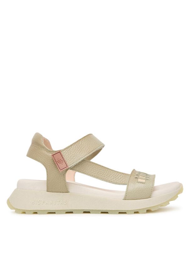 Hispanitas Sandały HV264521 C007 Zielony. Kolor: zielony. Materiał: skóra