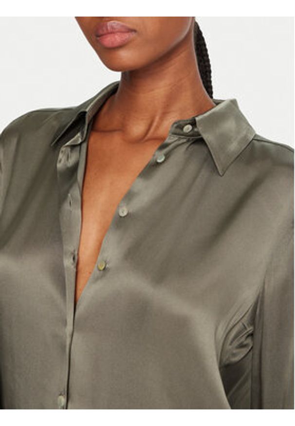 Marella Koszula Bunny 2523116015 Zielony Regular Fit. Kolor: zielony. Materiał: acetat