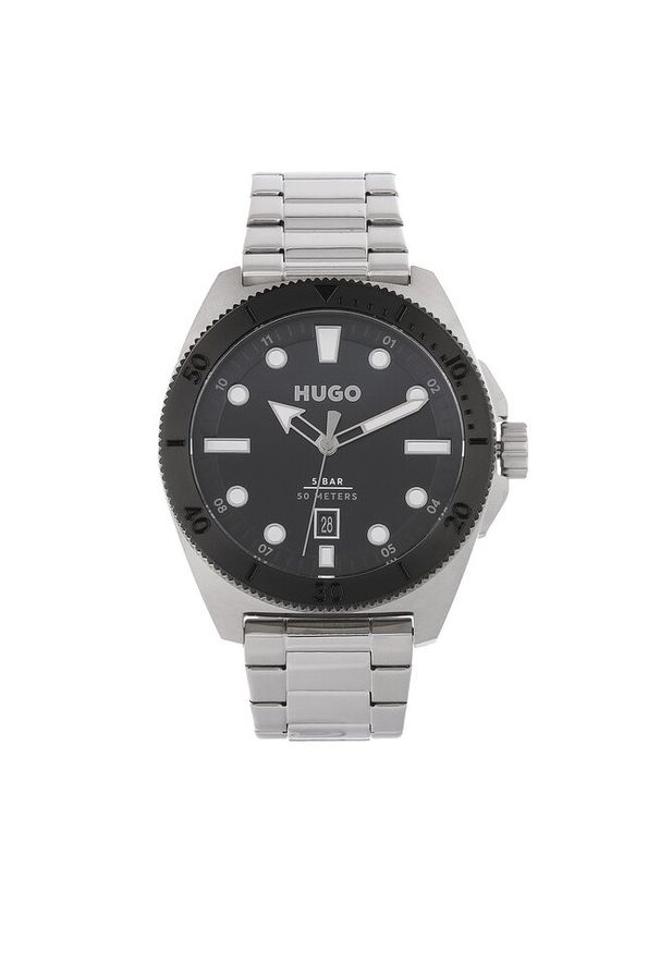 Hugo - Zegarek HUGO. Kolor: srebrny