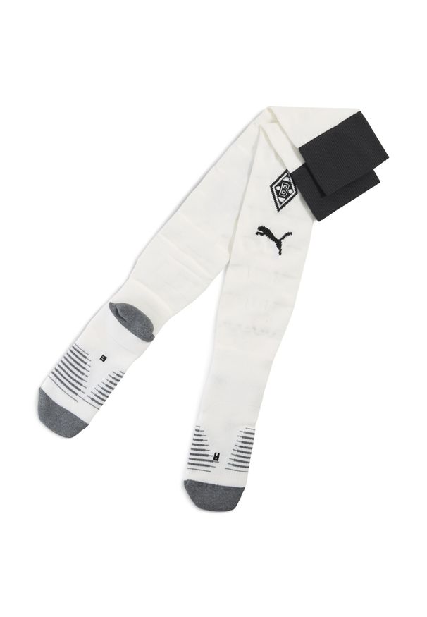Puma - Męskie skarpety Borussia Mönchengladbach 25/26 PUMA Warm White Black. Kolor: biały, wielokolorowy, czarny. Sport: piłka nożna