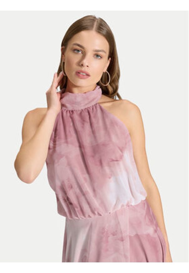 Swing Sukienka wieczorowa 5AJ13000 Różowy Regular Fit. Kolor: różowy. Materiał: syntetyk. Styl: wizytowy