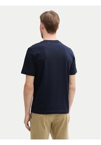 Tom Tailor T-Shirt 1045773 Granatowy Regular Fit. Kolor: niebieski. Materiał: bawełna