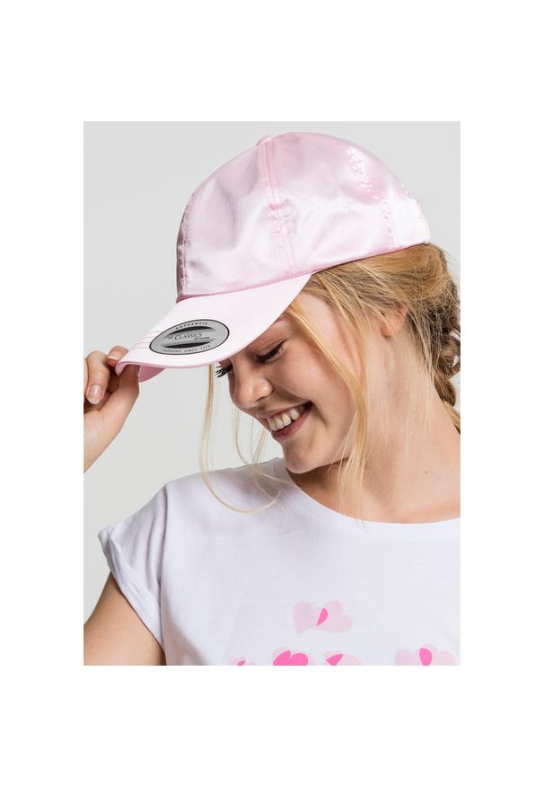 FLEXFIT - Czapka Flexfit low profile atin. Kolor: różowy