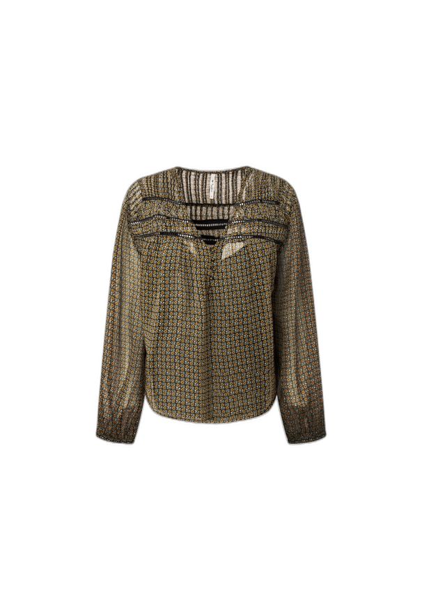 Koszula damska Pepe Jeans Noemi. Kolor: wielokolorowy. Materiał: materiał