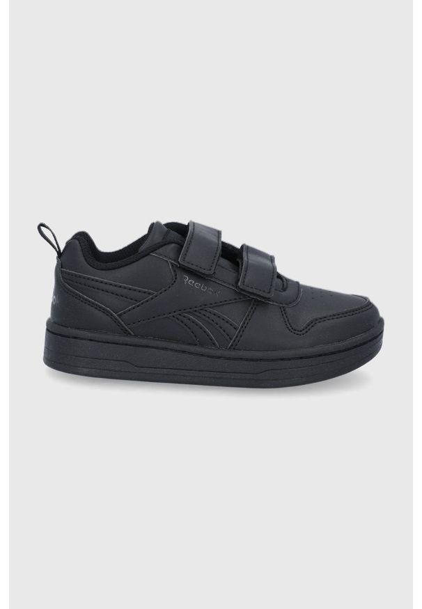 Reebok Classic Buty dziecięce FV2393 kolor czarny. Nosek buta: okrągły. Zapięcie: rzepy. Kolor: czarny. Model: Reebok Classic