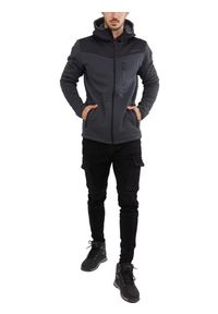 FUNDANGO - Sweter polarowy męski Fundango Ashford Insulated Fleece. Kolor: czarny. Materiał: polar. Sezon: zima. Sport: turystyka piesza