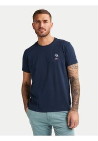 Petrol Industries T-Shirt M-1050-TSR644 Granatowy Regular Fit. Kolor: niebieski. Materiał: bawełna