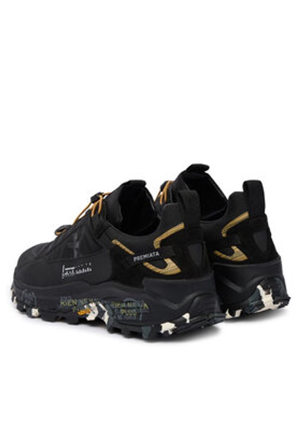 Premiata Sneakersy CROSS0.2_384 Czarny. Kolor: czarny. Materiał: materiał