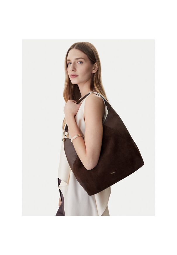 Torebka Furla. Kolor: brązowy