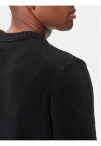 Aeronautica Militare Sweter 252MA1573UL00539 Czarny Regular Fit. Kolor: czarny. Materiał: bawełna #3