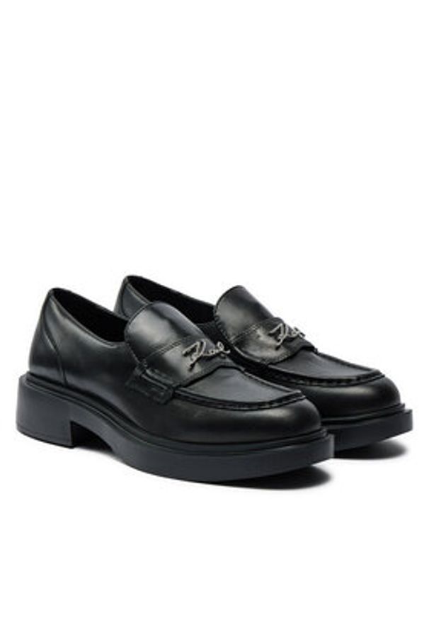 Karl Lagerfeld - KARL LAGERFELD Loafersy KL41213 Czarny. Kolor: czarny. Materiał: skóra