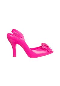 melissa - Sandały Melissa Lady Dragon Hot Ad Pink 010471, Różowy, Guma - 38. Zapięcie: pasek. Kolor: różowy. Materiał: tworzywo sztuczne. Sezon: lato. Obcas: na obcasie. Wysokość obcasa: średni #1