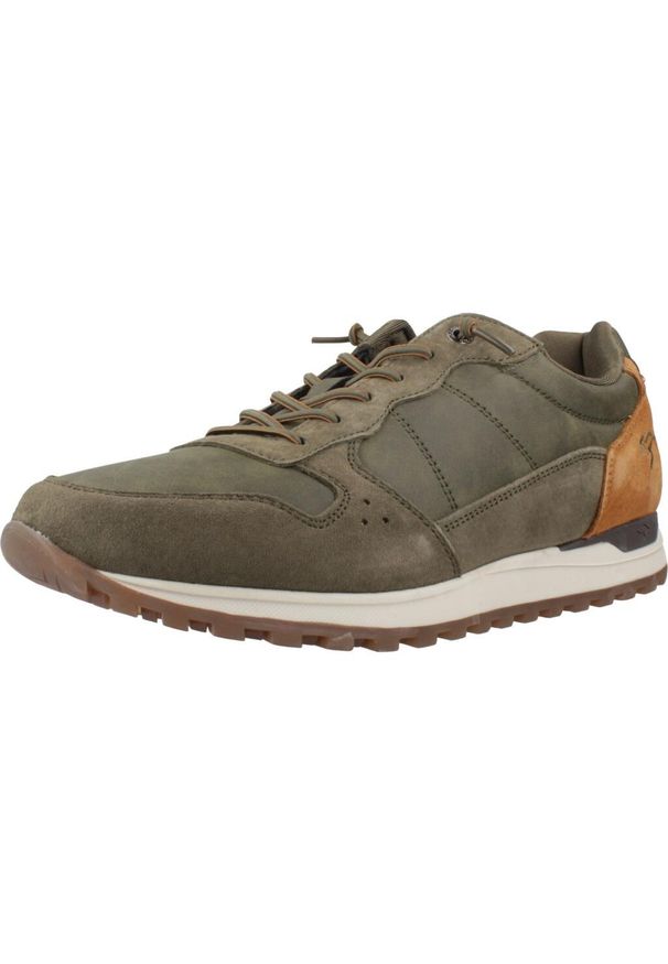 KangaRoos - Buty KANGAROOS K950 Zielony. Kolor: zielony. Materiał: syntetyk, tkanina, skóra. Sport: turystyka piesza