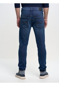 Big-Star - Spodnie jeans męskie dopasowane Ronan 632. Kolor: niebieski. Styl: klasyczny, elegancki, sportowy #5