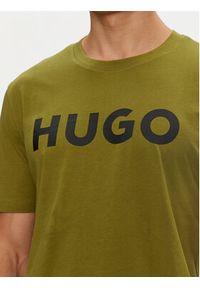 Hugo T-Shirt Dulivio 50467556 Zielony Regular Fit. Kolor: zielony. Materiał: bawełna #4