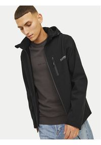 Jack & Jones - Jack&Jones Kurtka przejściowa Talor 12259615 Czarny Regular Fit. Kolor: czarny. Materiał: syntetyk