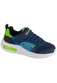 skechers - Buty sportowe Sneakersy chłopięce, Bounder-Tech - Ultravoid. Kolor: niebieski. Sport: turystyka piesza