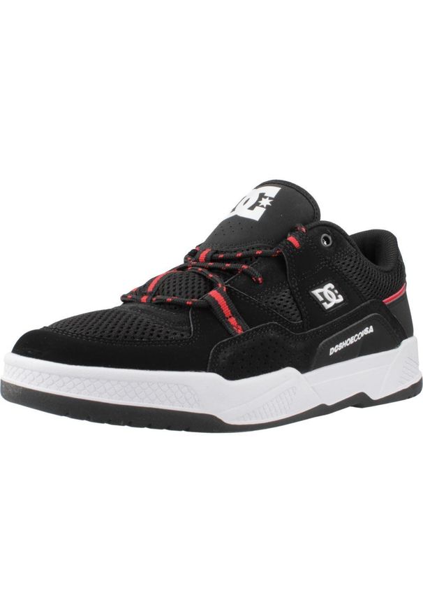 DC Shoes - Buty do chodzenia męskie DC Construct. Zapięcie: sznurówki. Kolor: czarny. Materiał: syntetyk, tkanina, materiał. Szerokość cholewki: normalna
