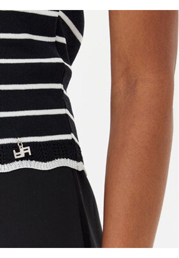 Artigli Top ACMA001916 034 Czarny Regular Fit. Kolor: czarny. Materiał: wiskoza