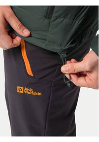 Jack Wolfskin Kurtka puchowa Ather Down 1207671 Zielony Regular Fit. Kolor: zielony. Materiał: syntetyk #3