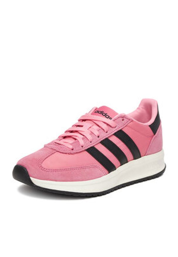 Adidas - adidas Sneakersy RUN 70S 2.0 JR8585 Różowy. Kolor: różowy. Materiał: zamsz, skóra. Sport: bieganie