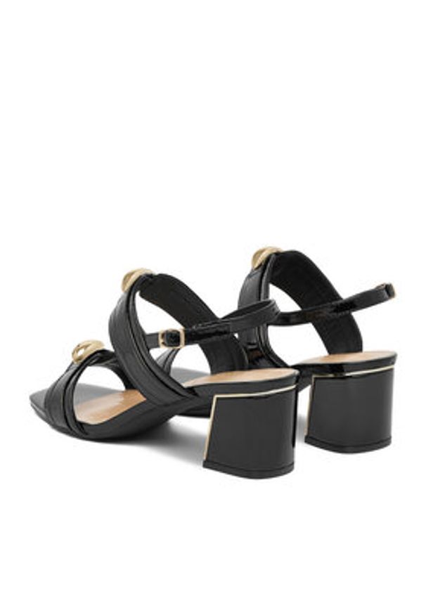 Lasocki Sandały CEO-6A9957-25 Czarny. Kolor: czarny. Materiał: syntetyk, skóra