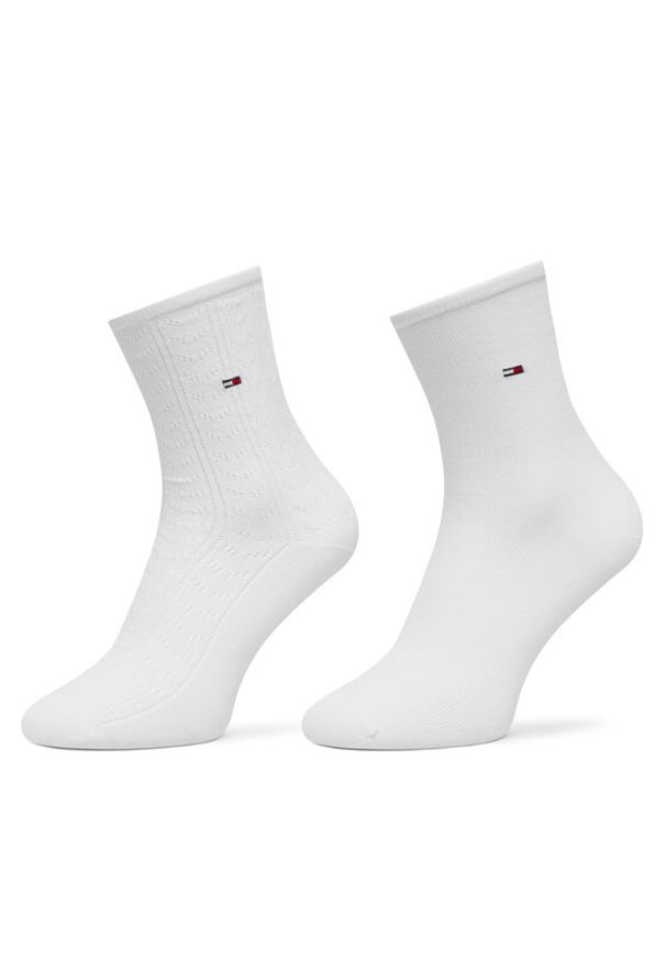 TOMMY HILFIGER - Tommy Hilfiger Skarpety długie 701238849 Biały. Kolor: biały. Materiał: syntetyk